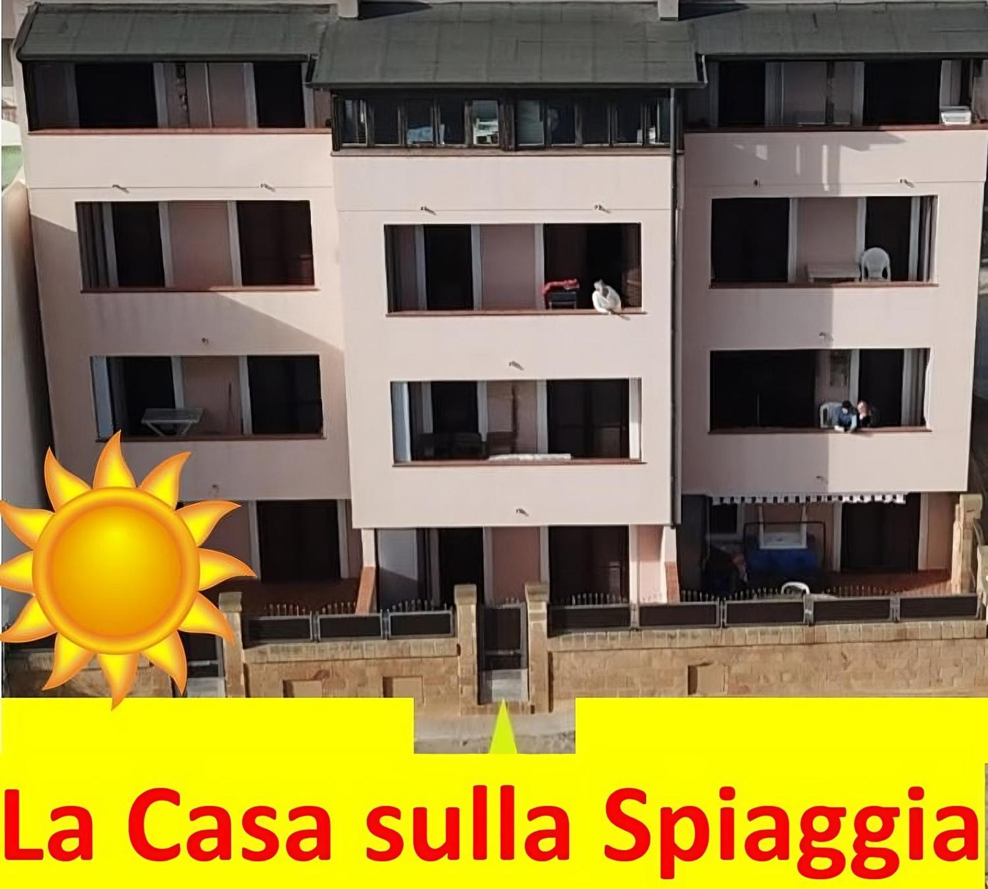 La Casa Sulla Spiaggia Марцамеми Экстерьер фото
